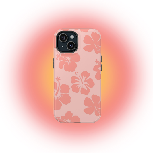 MagSafe Peach Hawaiian Phone Case