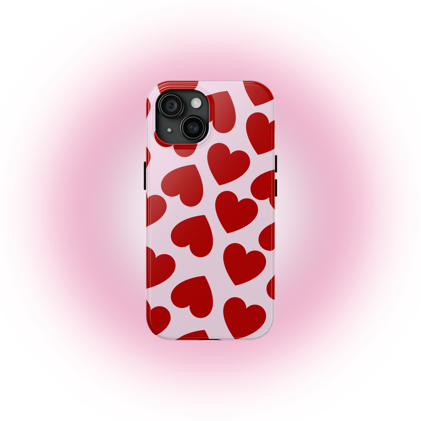 Pink Hearts Phone Case