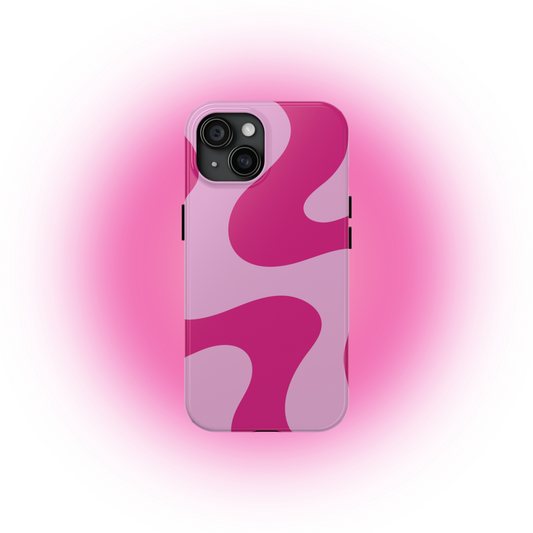 Pink Waves Phone Case