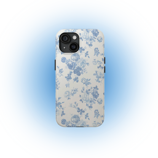 Blue Floral Phone Case