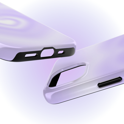 Purple Aura Heart Phone Case