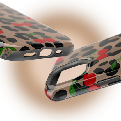 MagSafe Cheetah Cherry Phone Case