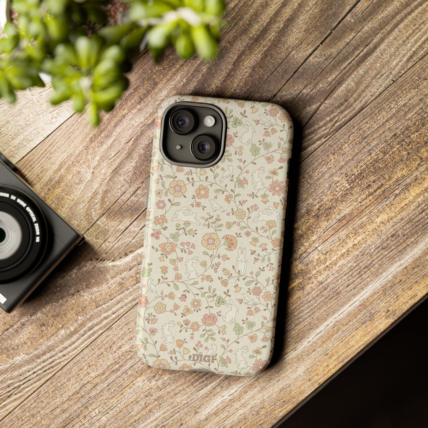 Floral Bunny Phone Case