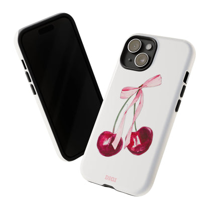 Cherry Ribbon Phone Case