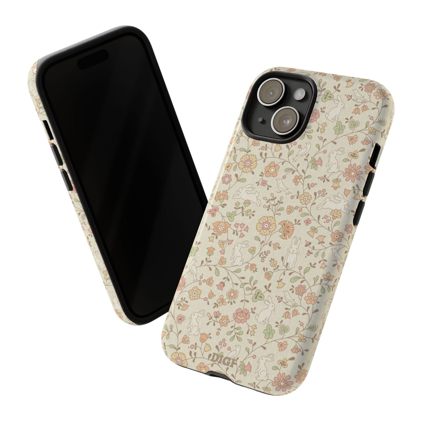 Floral Bunny Phone Case