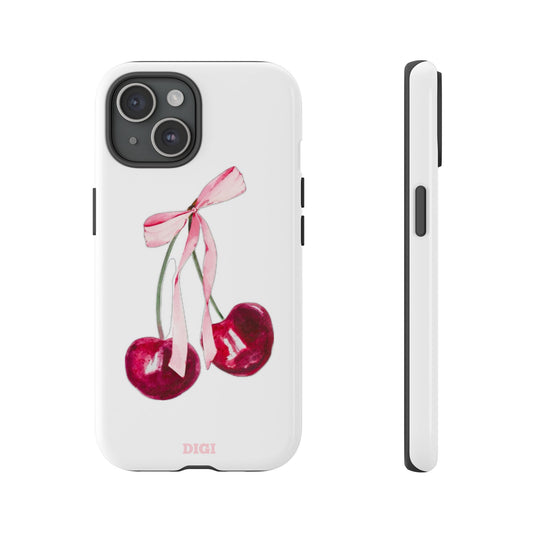 Cherry Ribbon Phone Case